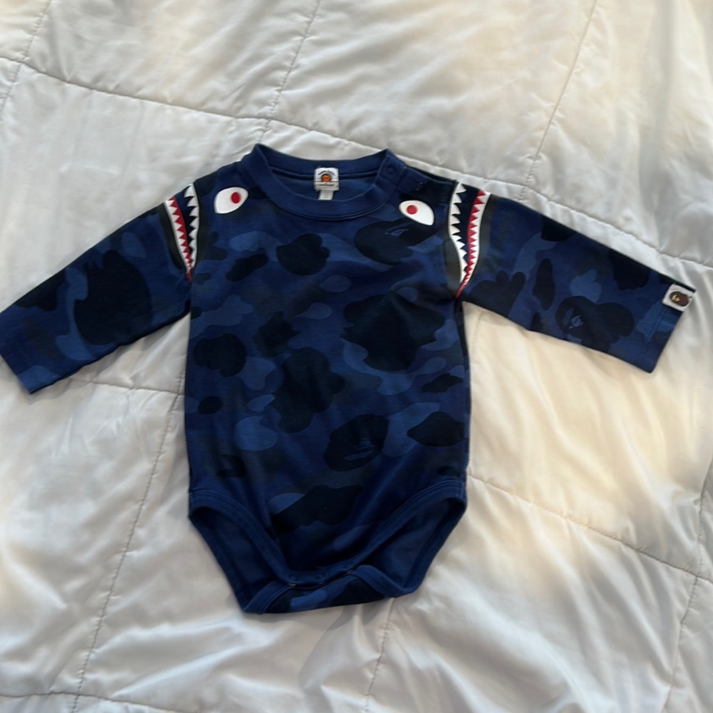 BAPE KIDS Onesie. Authentic! Used in good condition!